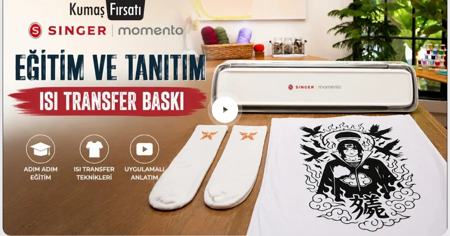 Singer Momento eğitim ve tanıtım bannerı
