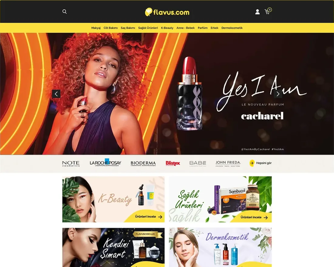 Flavus web sitesi tasarımı
