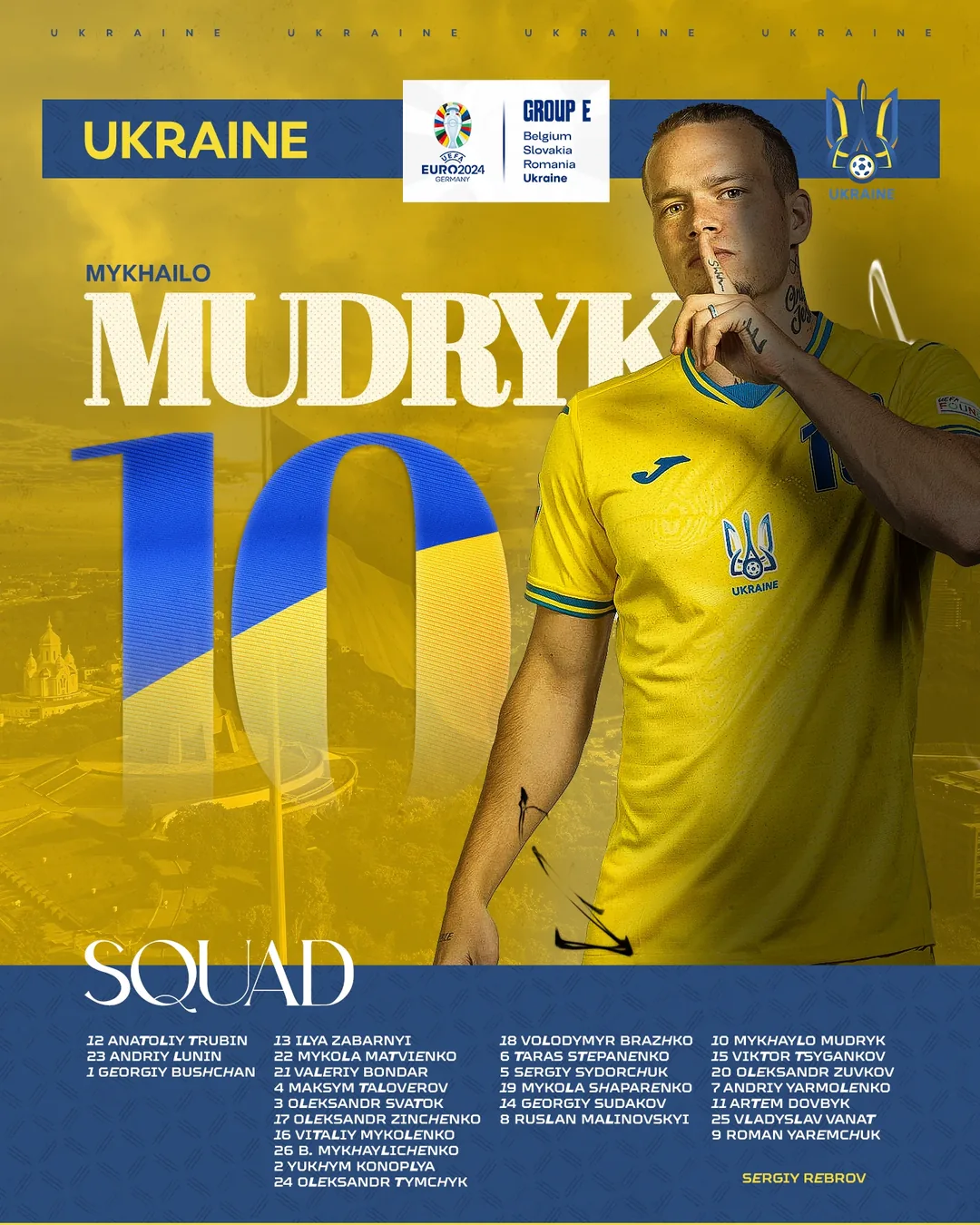 Euro 2024 E Grubu posteri