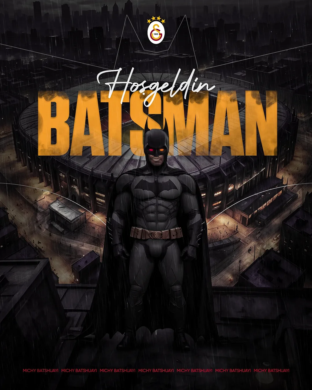 Batsman — Michy Batshuayi posteri