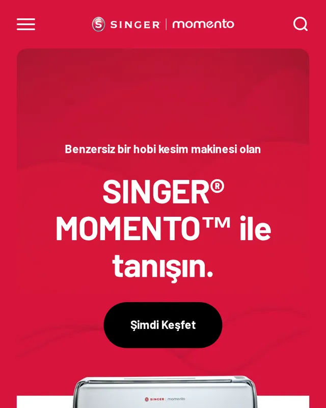 Singer Momento
